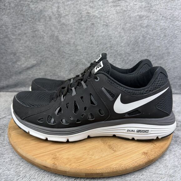 Nike Dual Fusion Run 3 Shoes Mens Size 11.5 Black Running Sneakers 599541-002 main image 4
